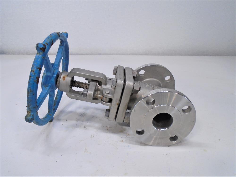 Velan 1-1/2" 150# CF8M Globe Valve, Model B W330, #F07-0074C-13SX, 275 PSIG